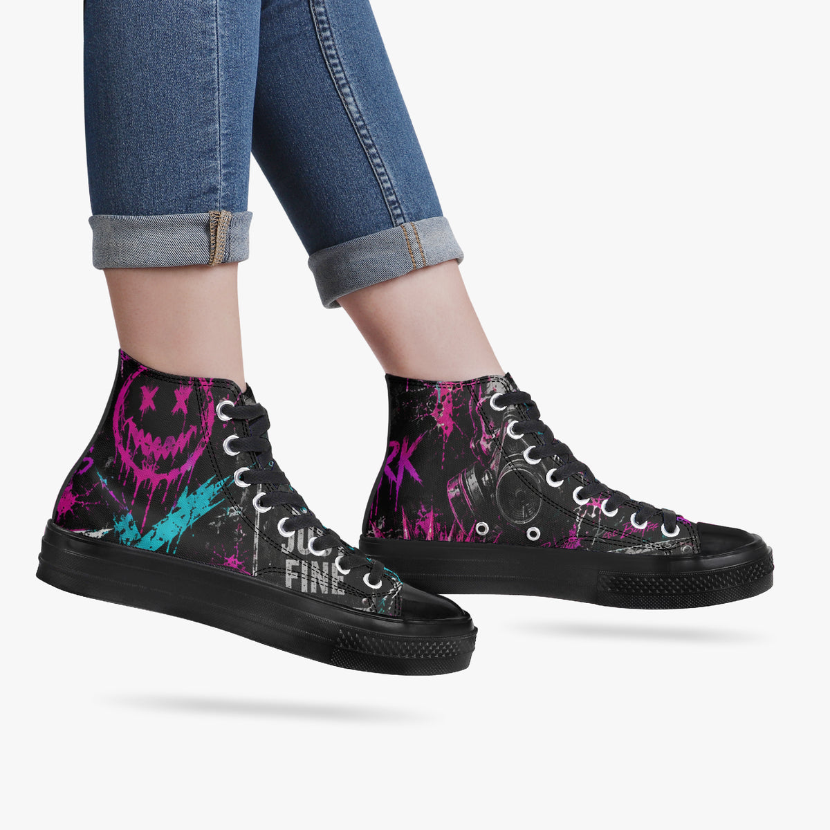 After Dark High Top Canvas Shoes — product image 3