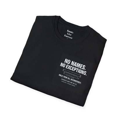 KLF “No Names. No Exceptions.” Tee | Dept. of Unrest | KLF Streetwear