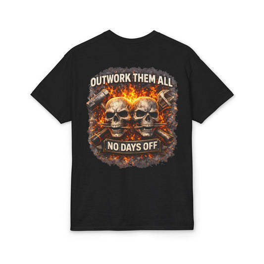 Outwork Them All Tee | KLF Punk Workwear