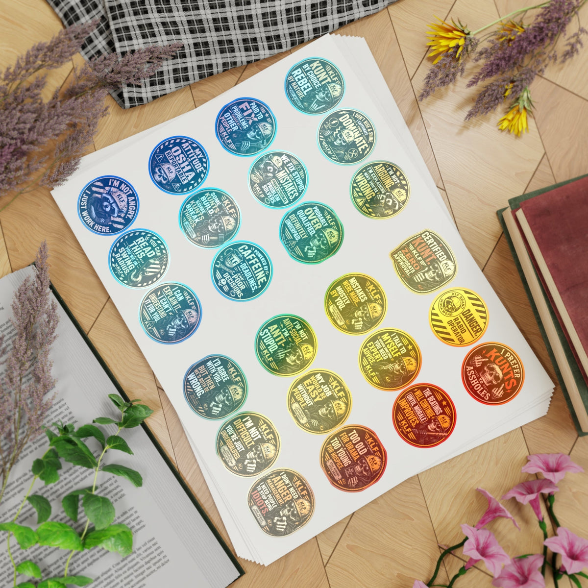 KLF Dept. of Adhesive Warfare 240-Sticker Bulk Bundle product image