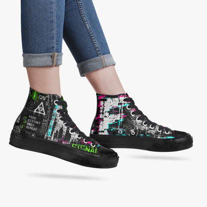 KLF System Failure High Top Canvas Shoes — product image 3