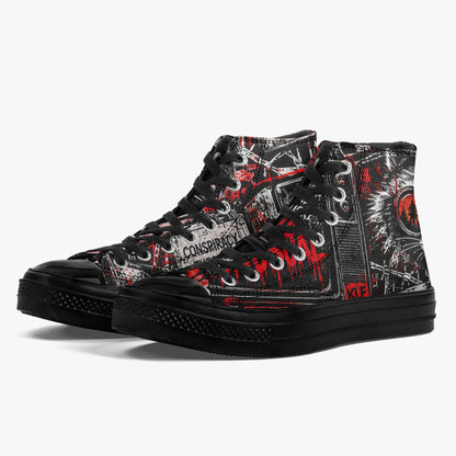 Reality Is Currently Unusual High Top Canvas Shoes – product image 10
