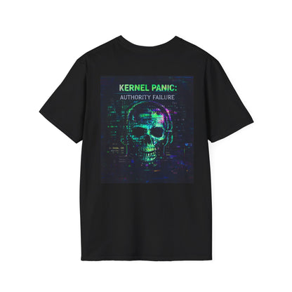 Kernel Panic: Authority Failure Tee | KLF Glitchcore Cyberpunk Punk Streetwear