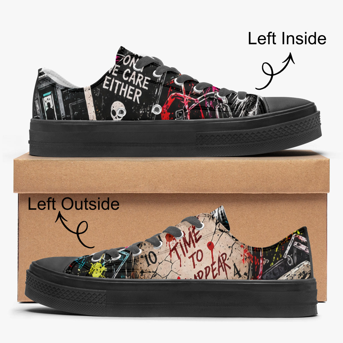 Clocked In / Checked Out Low-Top Canvas Shoes product view 4
