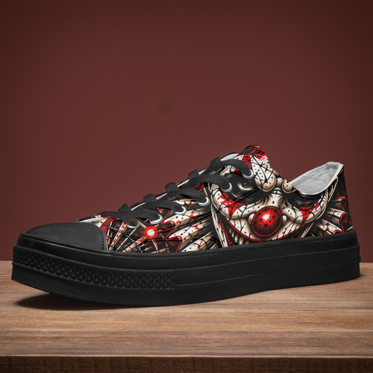 Carnival of Chaos Low Top Canvas Shoes — product image 1