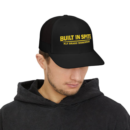 Built in Spite Embroidered Trucker Hat | KLF Brand Workwear