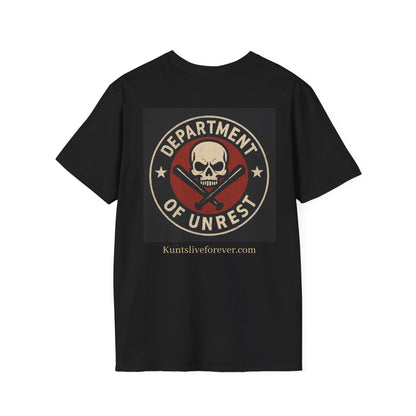 KLF "Dept. Of Unrest" Tee | KLF Streetwear – punk streetwear tee by KLF.