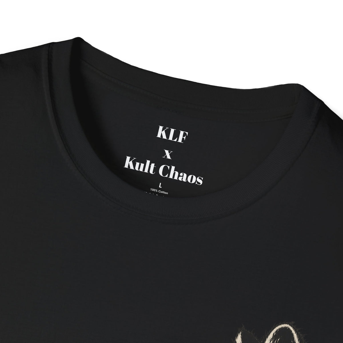 Velvet Rope Problem KLF × Kult Chaos gothic punk graphic tee mockup 3