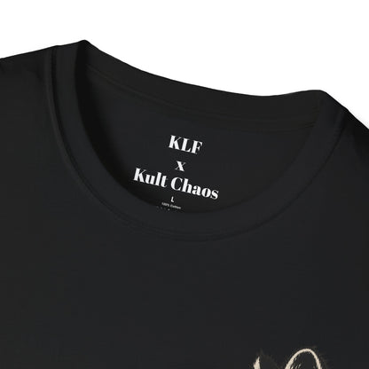 Velvet Rope Problem KLF × Kult Chaos gothic punk graphic tee mockup 3