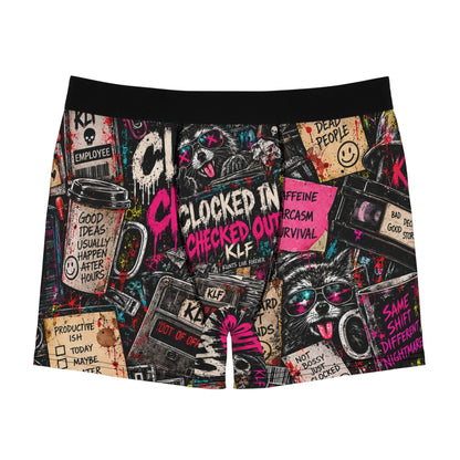 KLF Clocked In / Checked Out Boxer Briefs product view 3