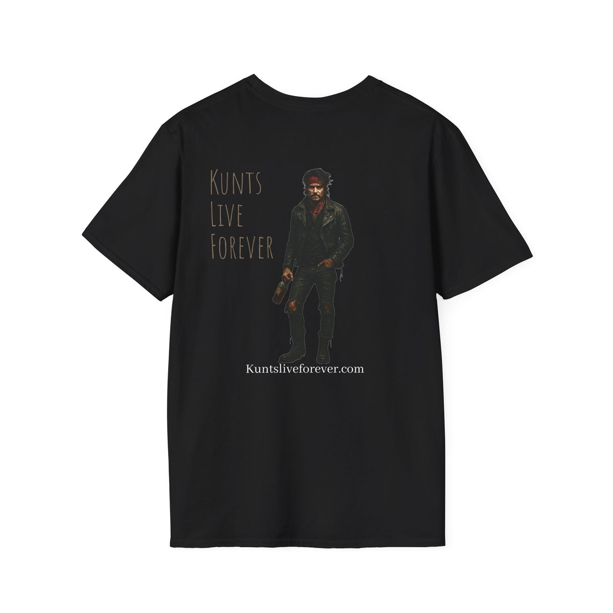 KLF Rebel Legend graphic tee by Kunts Live Forever.