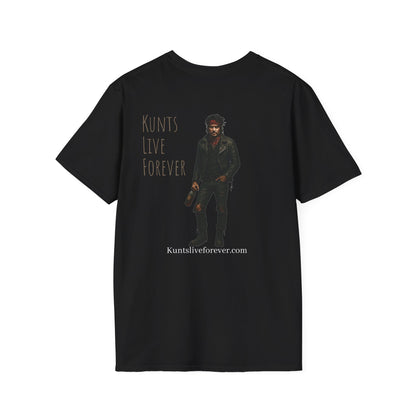 KLF Rebel Legend graphic tee by Kunts Live Forever.