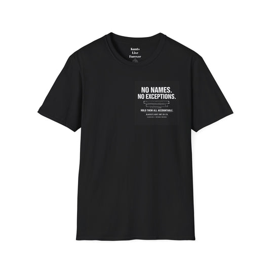 KLF “No Names. No Exceptions.” Tee | Dept. of Unrest | KLF Streetwear