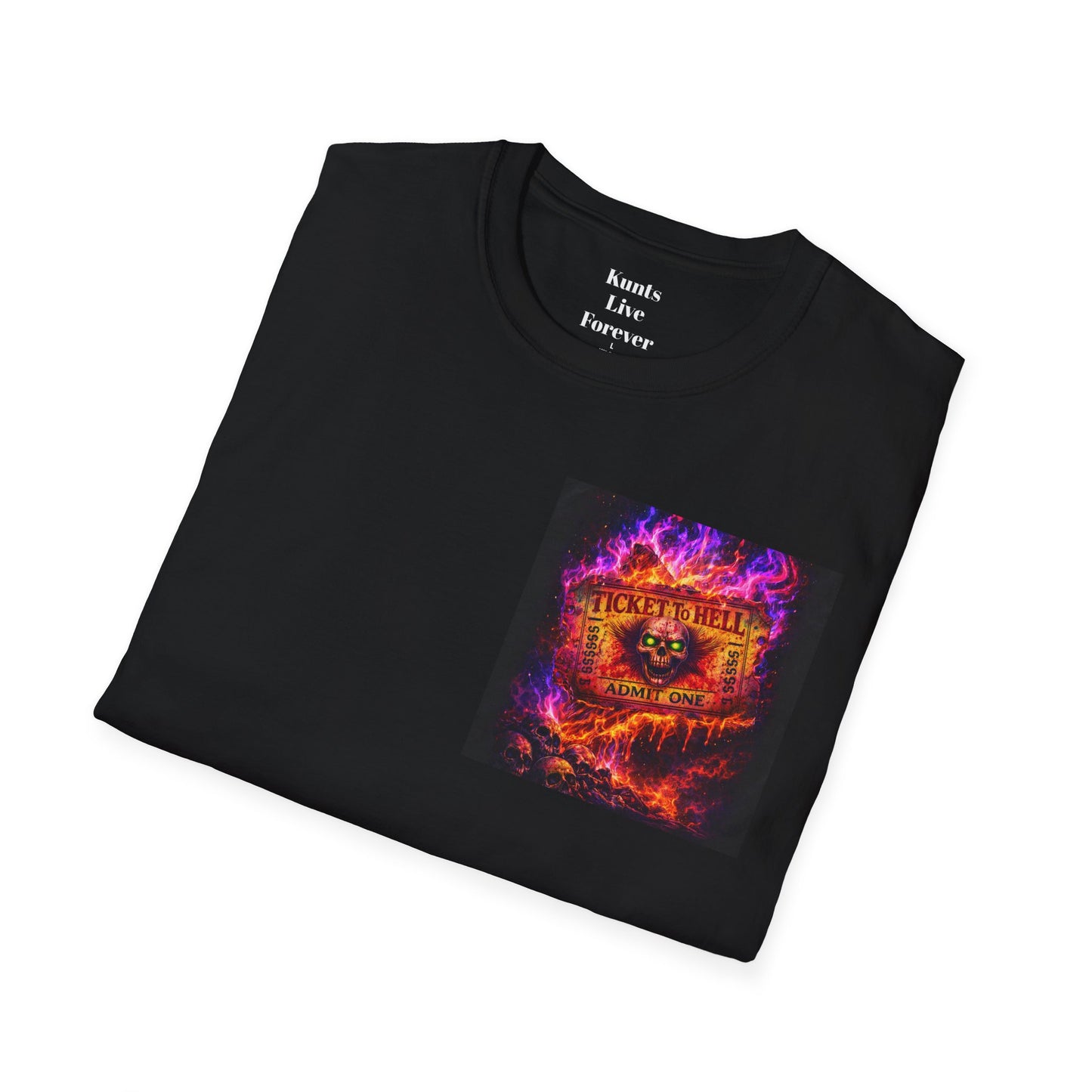 KLF “Ticket to Hell” Tee | Carnival of Chaos – Freakshow Expansion | KLF Merch