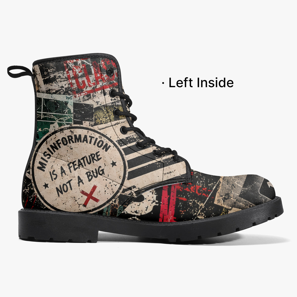 KLF Department of Unexplained Bullsh*t Leather Boots — product image 5