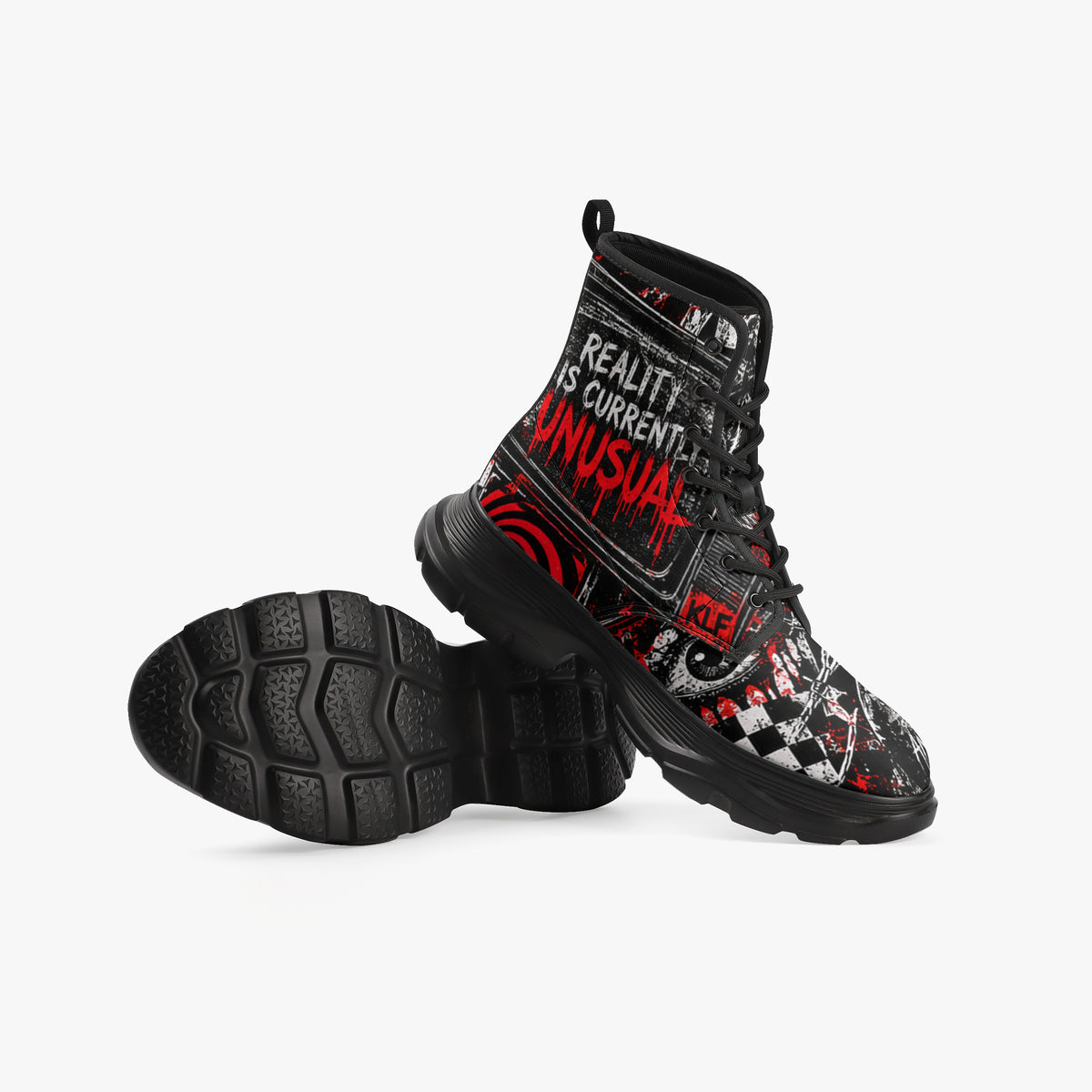 Reality Is Currently Unusual Chunky Leather Boots – product image 5