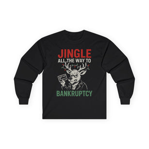 KLF “Jingle All The Way To Bankruptcy” – Anti-Corporate Christmas Long Sleeve