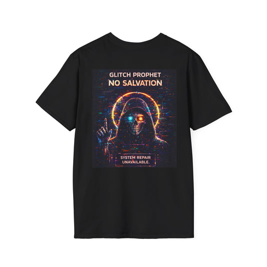 Glitch Prophet: No Salvation Tee | KLF Glitchcore Punk Streetwear