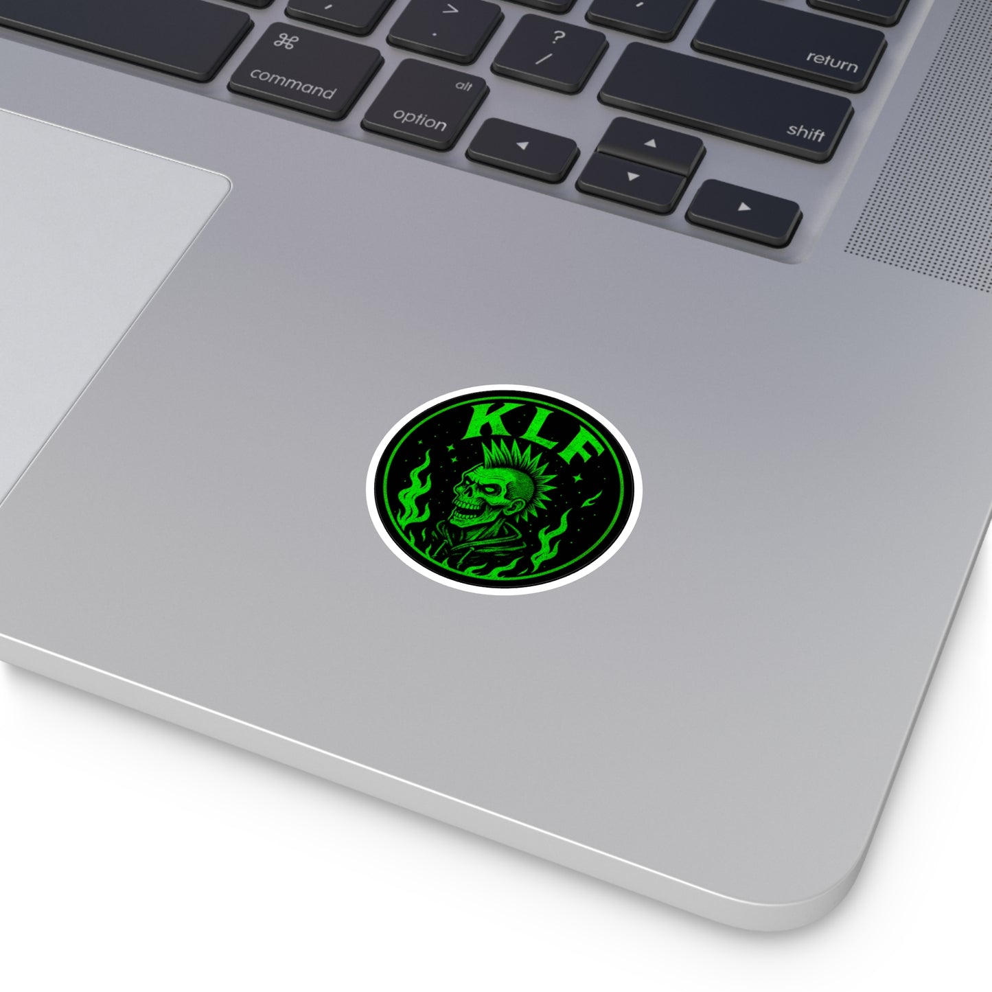 KLF Logo Punk Skull Sticker | KLF Merch
