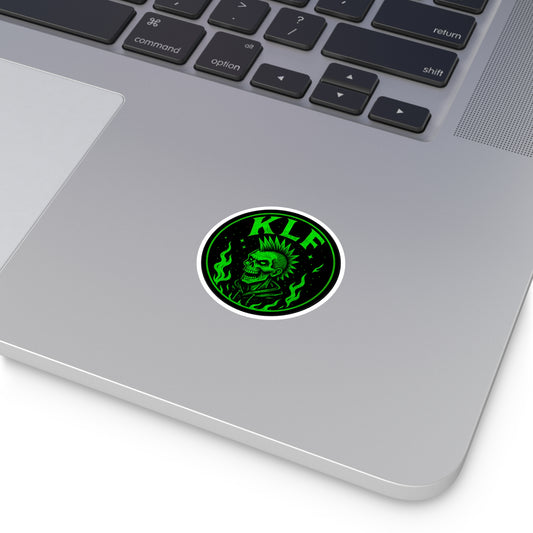 KLF Logo Punk Skull Sticker | KLF Merch