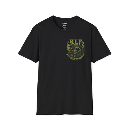 Punk streetwear tee by KLF.