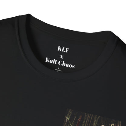 Strange Company KLF × Kult Chaos gothic vampire dark fantasy graphic tee mockup 3