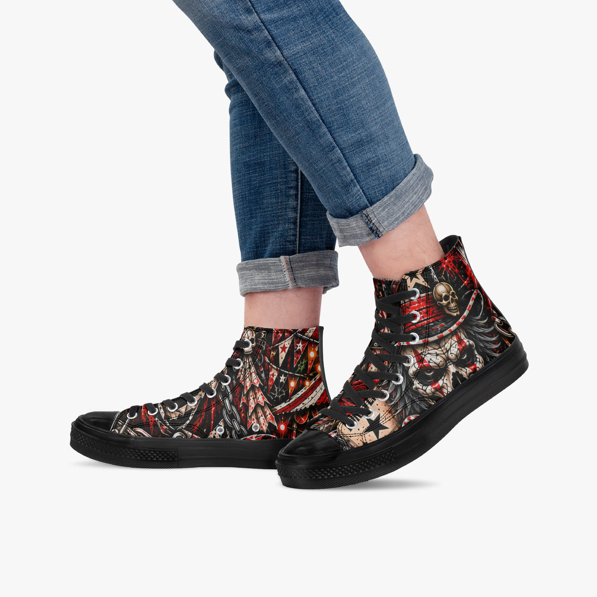 KLF Carnival of Chaos High Top Canvas Shoes — product image 6