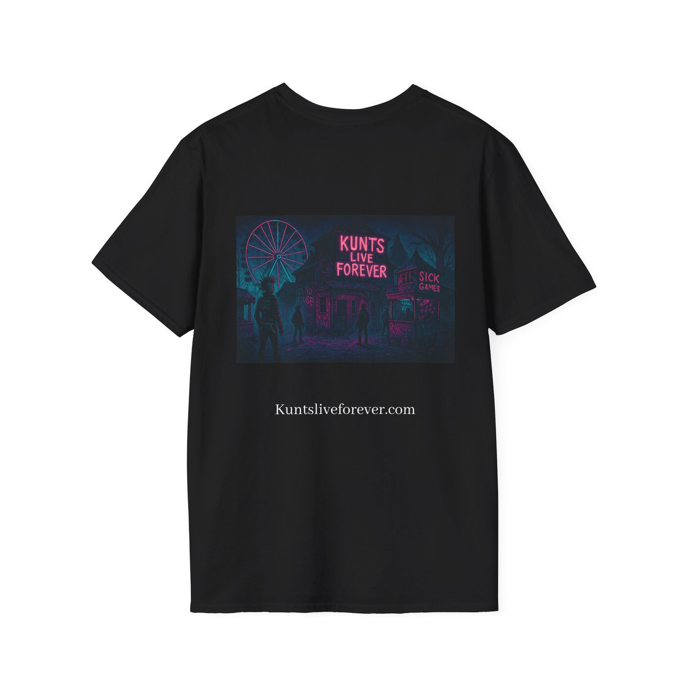 Punk streetwear tee by KLF.