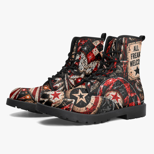 Carnival of Chaos Leather Boots — product image 1