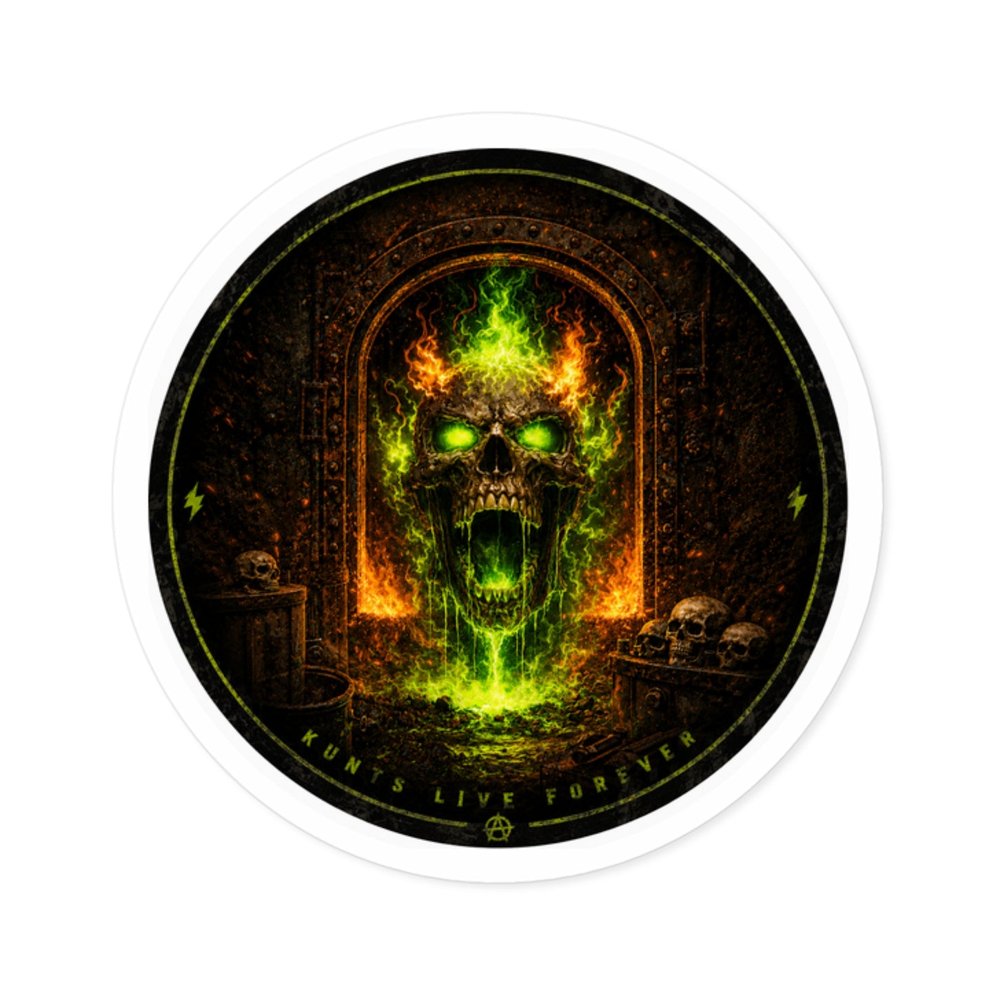 KLF “Hellmouth” Sticker | Lit From the Pit | KLF Merch