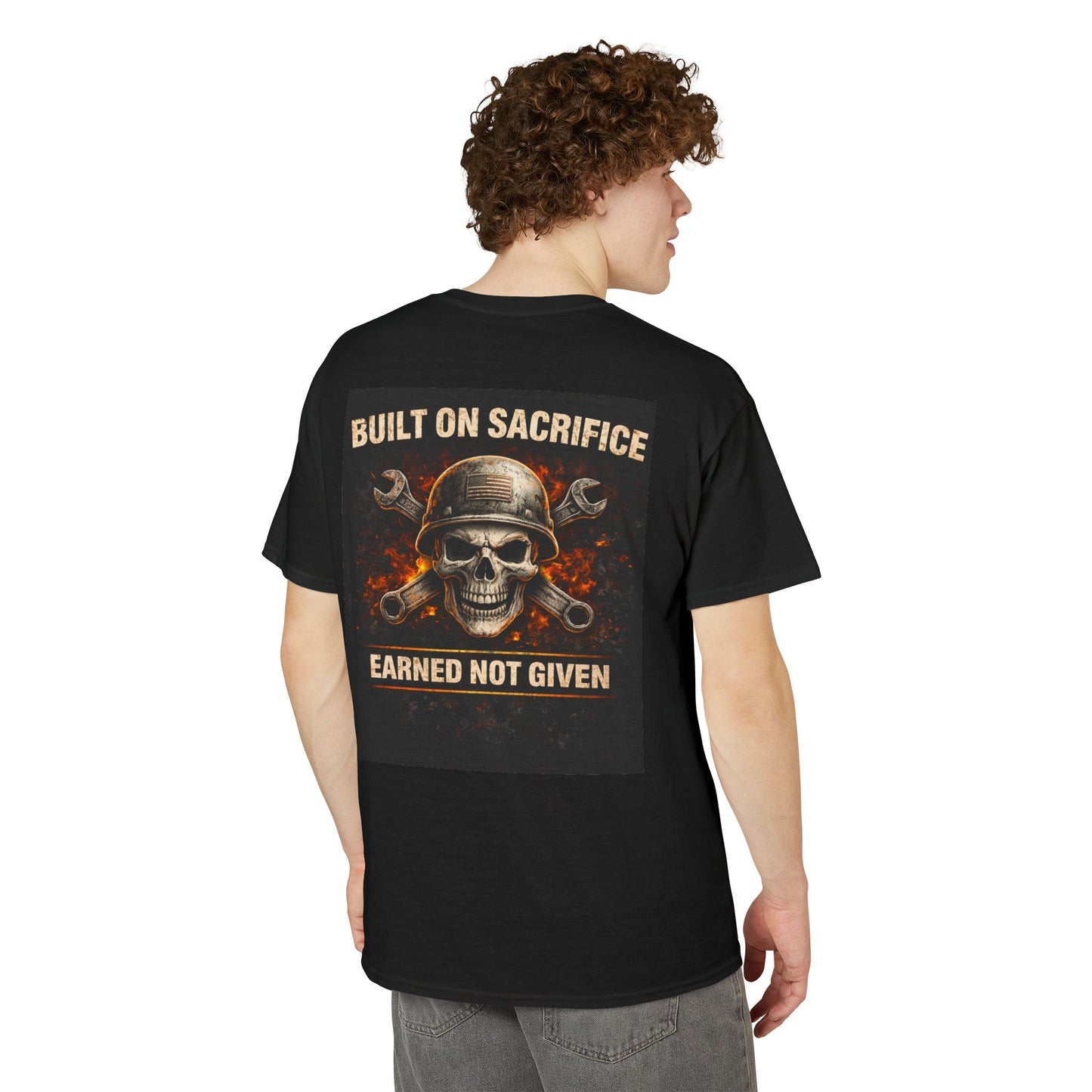 Built on Sacrifice Earned Not Given Tee | KLF Workwear
