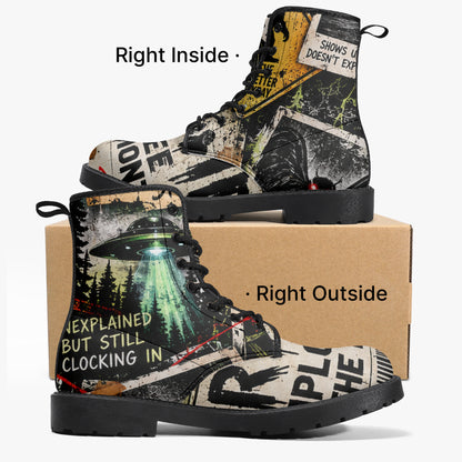 Cryptid Employee of the Month Leather Boots — product image 1