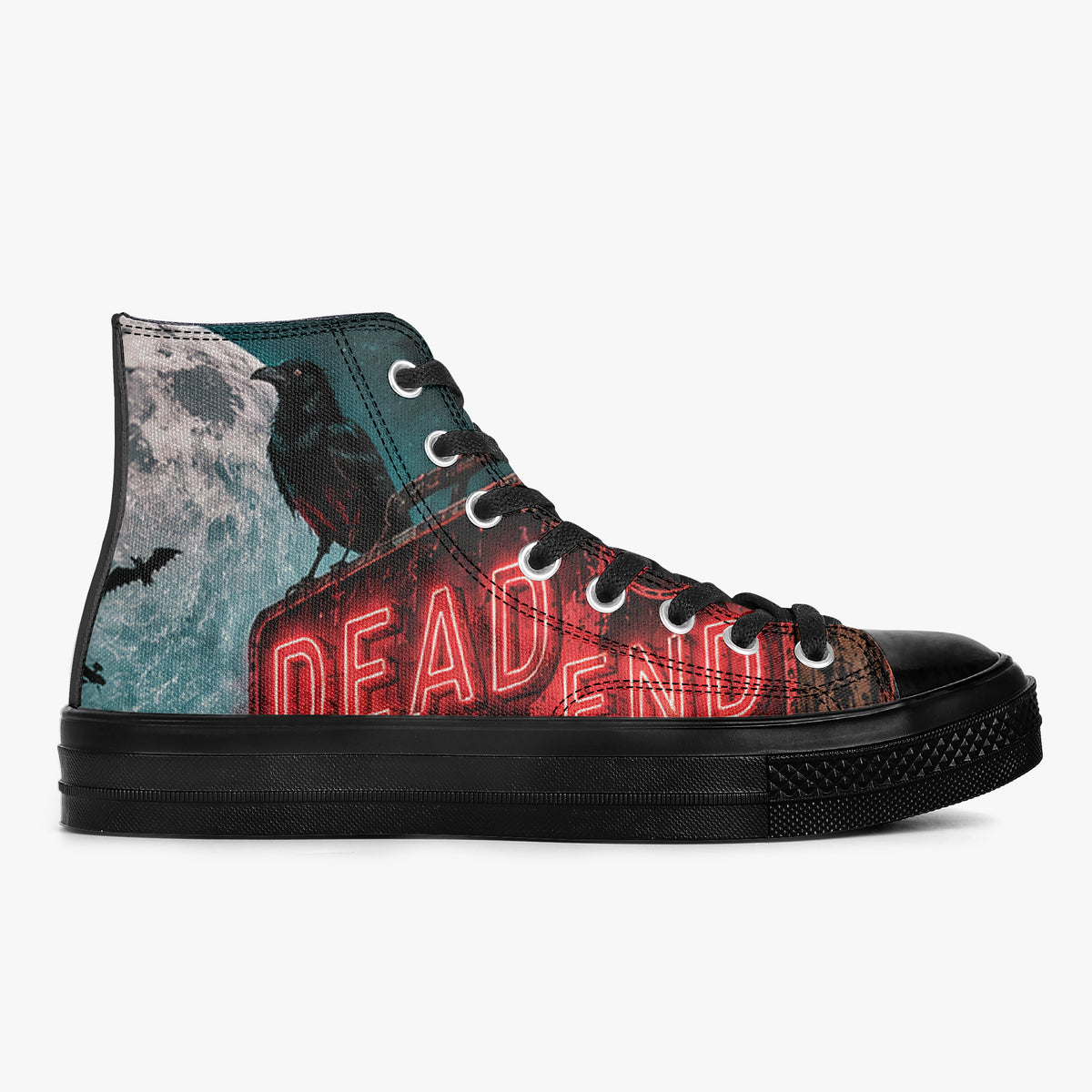 KLF Dead End High Top Canvas Shoes — product image 5