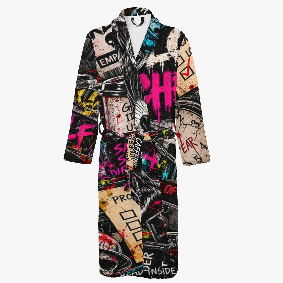 KLF Clocked In / Checked Out Bathrobe product view 1