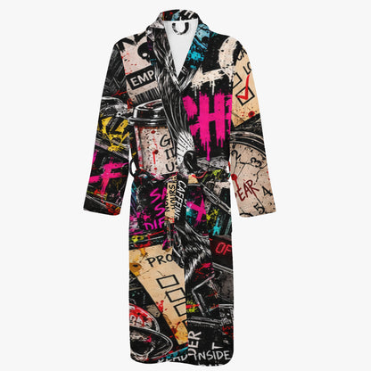 KLF Clocked In / Checked Out Bathrobe product view 1