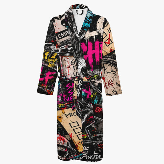KLF Clocked In / Checked Out Bathrobe product view 1