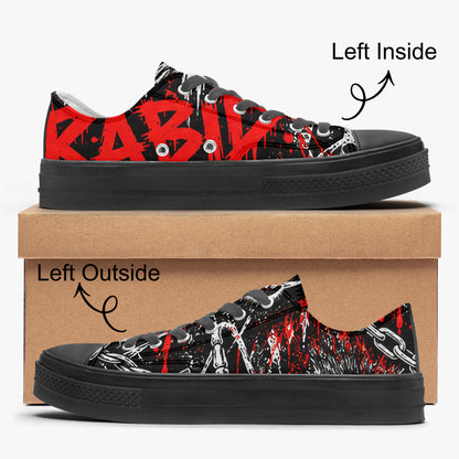 Rabid Raccoon Low Top Canvas Shoes — product image 1