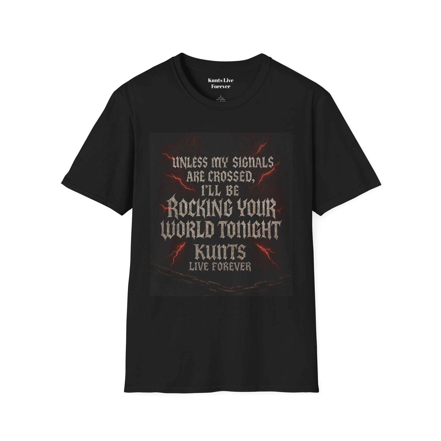 Aaron Westbrook KLF Tee black glow-in-the-dark rebel streetwear shirt