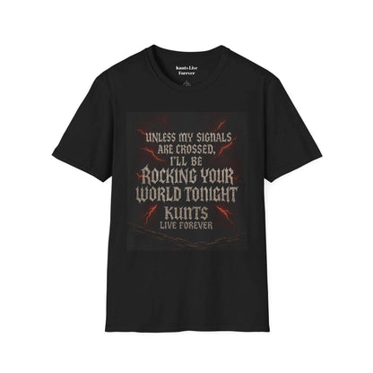 Aaron Westbrook KLF Tee black glow-in-the-dark rebel streetwear shirt