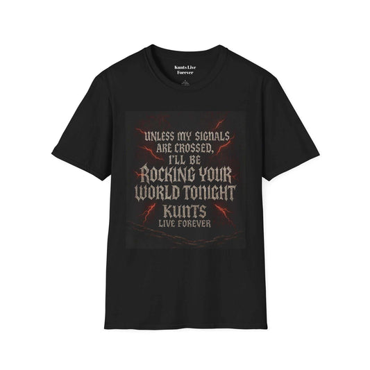 Aaron Westbrook KLF Tee black glow-in-the-dark rebel streetwear shirt