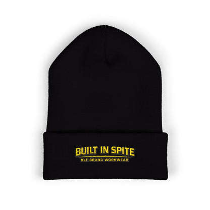 Built in Spite Embroidered Beanie | KLF Brand Workwear