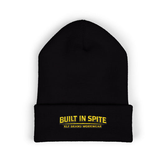 Built in Spite Embroidered Beanie | KLF Brand Workwear