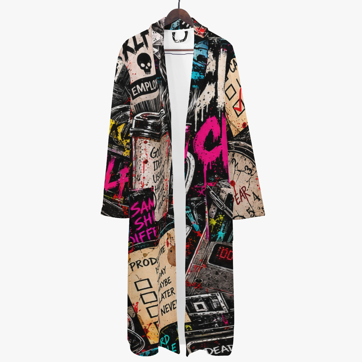 KLF Clocked In / Checked Out Bathrobe product view 2