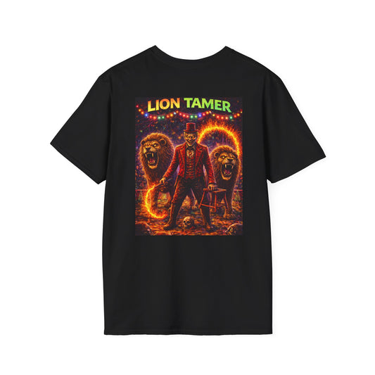 KLF “Lion Tamer” Tee | Carnival of Chaos – Freakshow Expansion | KLF Merch