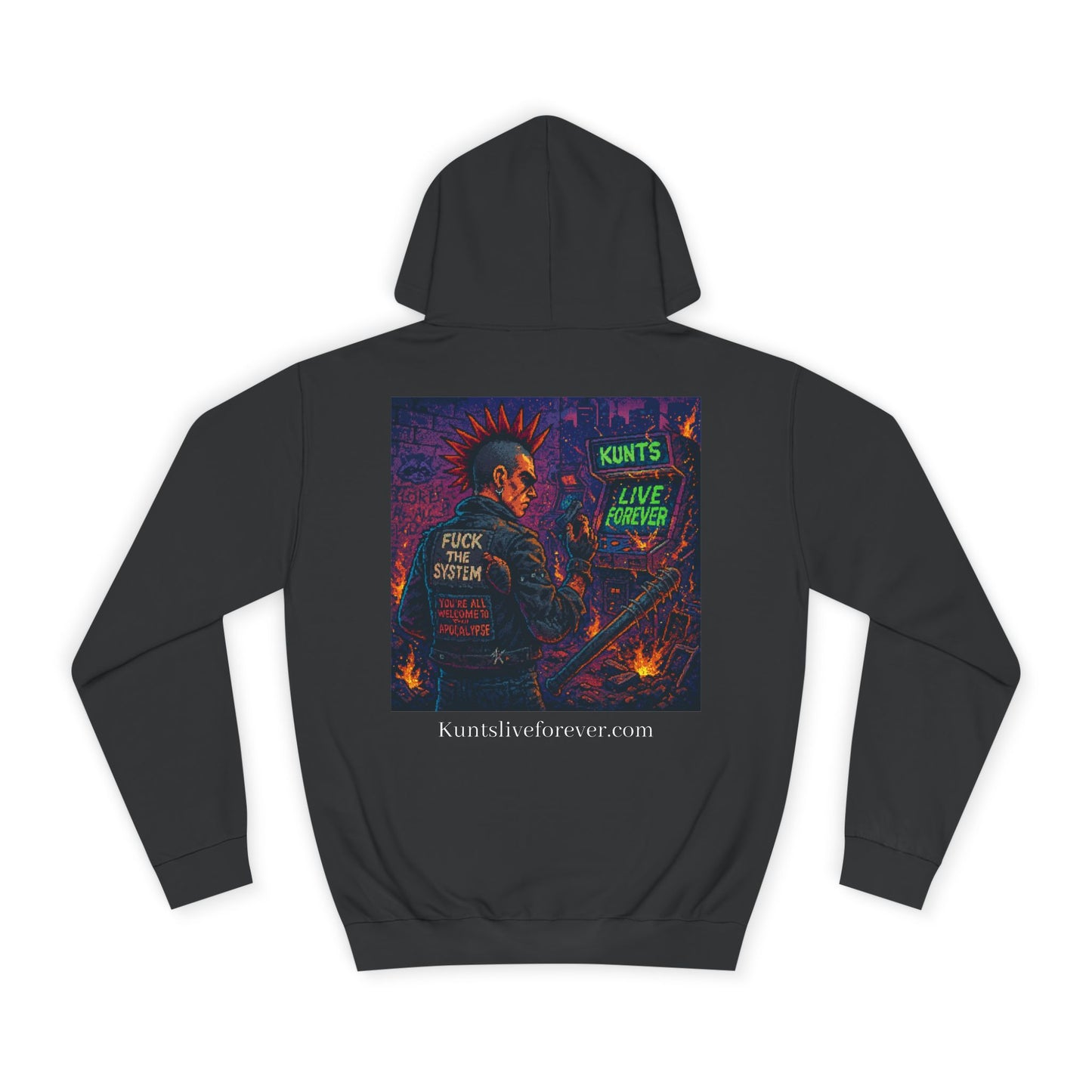 KLF "Live Forever" Hoodie | KLF Streetwear – punk streetwear tee by KLF.