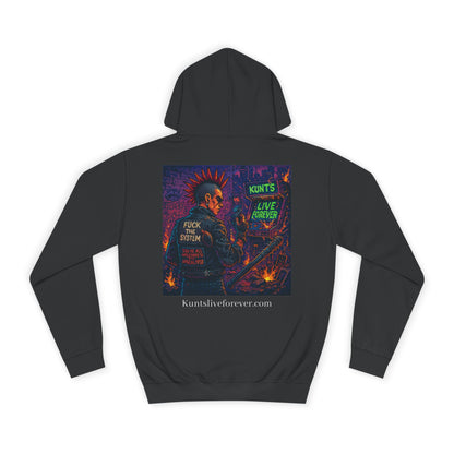 KLF "Live Forever" Hoodie | KLF Streetwear – punk streetwear tee by KLF.