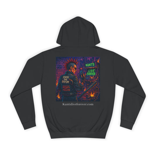KLF "Live Forever" Hoodie | KLF Streetwear – punk streetwear tee by KLF.