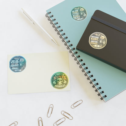 KLF “Zero Filter” 4-Pack Sticker Bundle | Dept. of Adhesive Warfare | KLF Merch