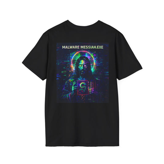 Malware Messiah.exe Tee | KLF Glitchcore Cyberpunk Punk Streetwear