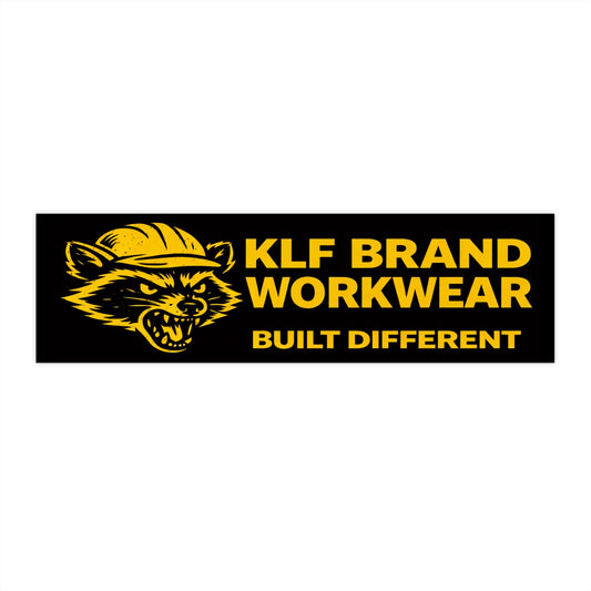 Built Different Bumper Sticker | KLF Brand Workwear
